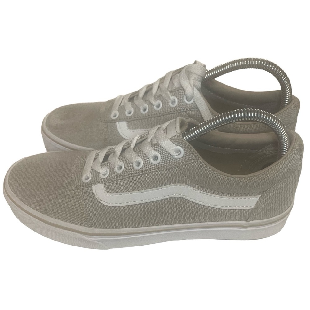 Vans Women's Ward Sneaker (Summer Canvas) Taupe Size 9.5 Worn Once